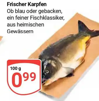 Globus Frischer Karpfen 100g Angebot