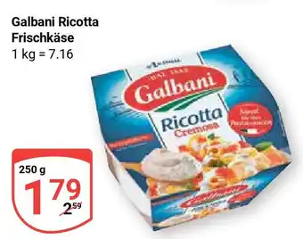 Globus Galbani Ricotta Frischkäse 250g Angebot