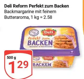 Globus Deli Reform Perfekt zum Backen Backmargarine 500g Angebot