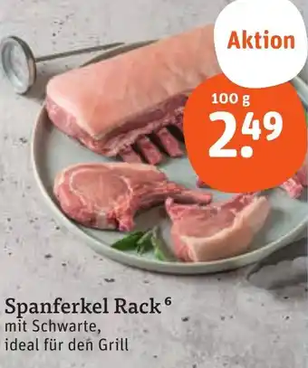 tegut Spanferkel Rack 100 g Angebot