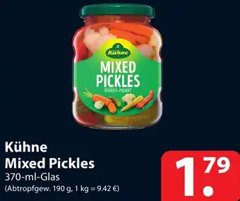 Famila Nord Ost Kühne Mixed Pickles 370-ml-Glas Angebot