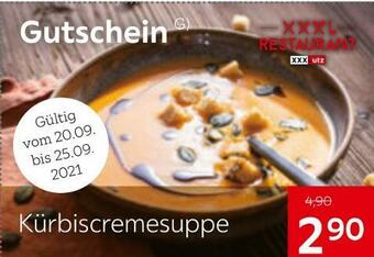 XXXLutz Kürbiscremesuppe Angebot