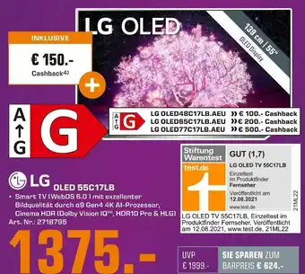 Saturn Lg oled fernseher Angebot