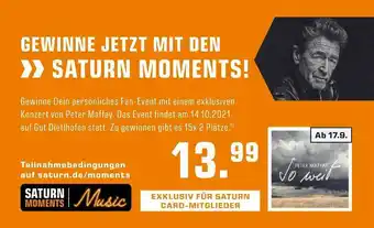 Saturn Musik-cd peter maffay "so weit" Angebot