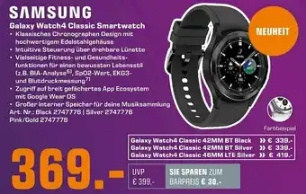 Saturn Samsung smartwatch Angebot