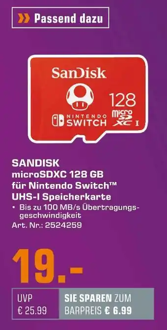 Saturn Sandisk uhs-i speicherkarte Angebot