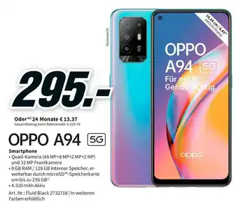 MediaMarkt Oppo smartphone a94 Angebot