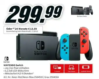 MediaMarkt Nintendo switch spielkonsole Angebot