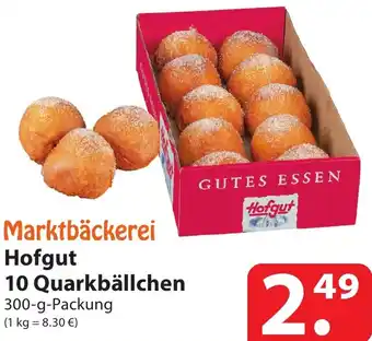 Famila Nord Ost Marktbäckerei Hofgut 10 Quarkbällchen 300 g Packung Angebot