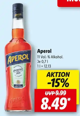Lidl Aperol aperitif Angebot