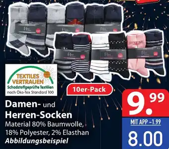 Famila Nord Ost Damen und Herren-Socken 10er-Pack Angebot