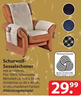 Famila Nord Ost Schurwoll-Sesselschoner Angebot