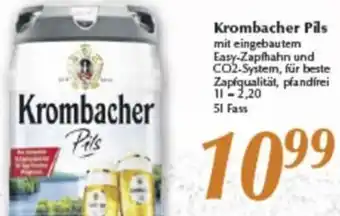 inkoop Krombacher Pils 5 L Fass Angebot