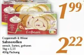 inkoop Coppenrath & Wiese Sahnerollen 400g Packung Angebot