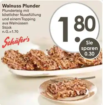 WEZ Schäfer's Walnuss Plunder Angebot