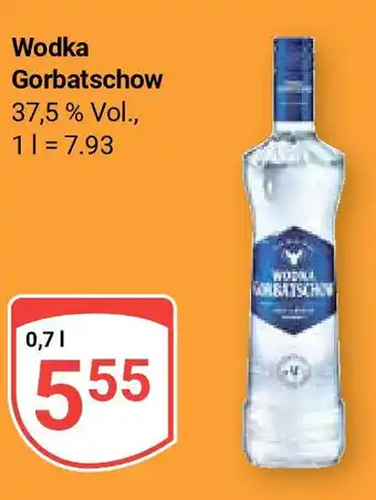 Globus Wodka Gorbatschow 37,5 % Vol., 700ml Angebot