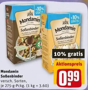 REWE PETZ Mondamin Soßenbinder 275g Angebot