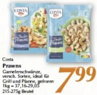 inkoop Costa Prawns 215-275 g Beutel Angebot