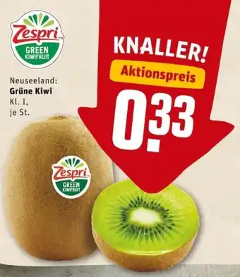 REWE PETZ Zespri Grüne Kiwi Angebot