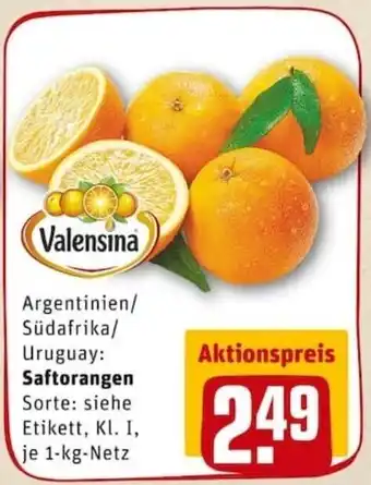 REWE PETZ Valensina Saftorangen 1kg Angebot