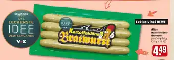 REWE PETZ Alhay Kartoffeldöner Bratwurst 400g Angebot