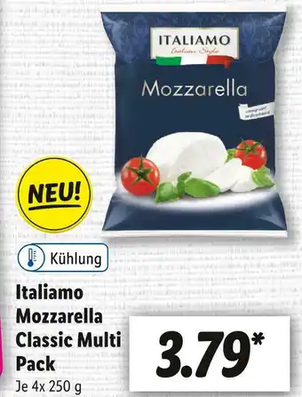 Lidl Italiamo mozzarella classic multi pack Angebot