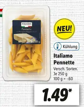 Lidl Italiamo pennette Angebot