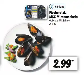 Lidl Fischerstolz msc miesmuscheln Angebot