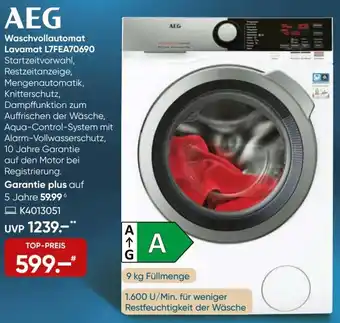 Galeria AEG Waschvollautomat Lavamat L7FEA70690 Angebot