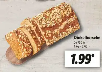 Lidl Unser brot dinkelbursche Angebot