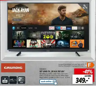 Lidl Grundig 50"-uhd-tv fernseher Angebot
