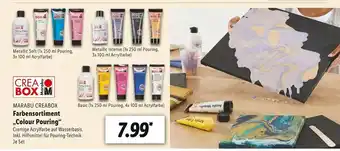 Lidl Marabu creabox farbensortiment „colour pouring“ Angebot