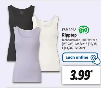 Lidl Esmara ripptop Angebot