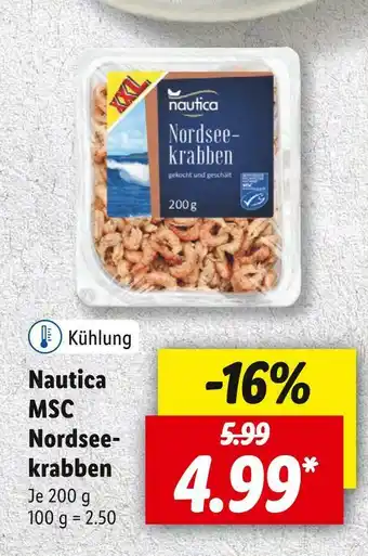 Lidl Nautica msc nordseekrabben Angebot