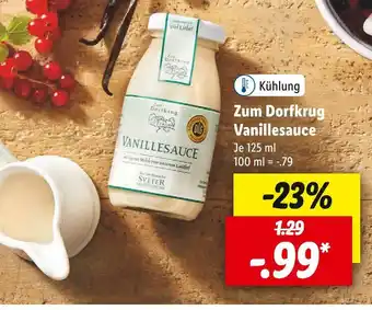 Lidl Zum dorfkrug vanillesauce Angebot