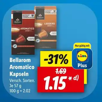 Lidl Bellarom aromatico kapseln Angebot