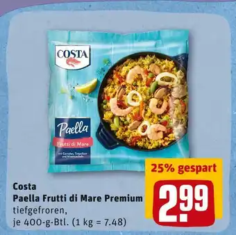 REWE Costa paella frutti di mare premium Angebot