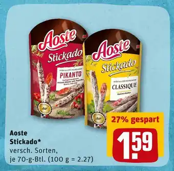 REWE Aoste stickado Angebot