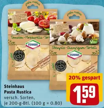 REWE Steinhaus pasta rustica Angebot