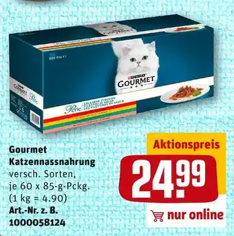 REWE Gourmet katzennassnahrung Angebot