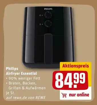 REWE Philips heissluftfritteuse airfryer essential Angebot