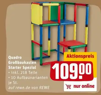 REWE Quadro großbaukasten starter spezial Angebot