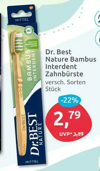 Budni Dr. best nature bambus interdent zahnbürste Angebot