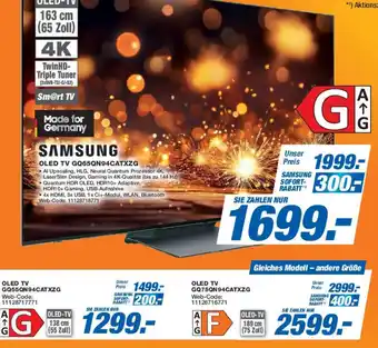 Expert SAMSUNG OLED TV GQ65QN94CATXZG Angebot