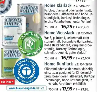 Bauhaus Schöner wohnen hochwertige qualitäts-lacke Angebot