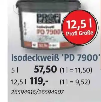 Bauhaus Profi depot isodeckweiß 'pd 7900' Angebot