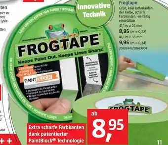 Bauhaus Frogtape farbkante Angebot