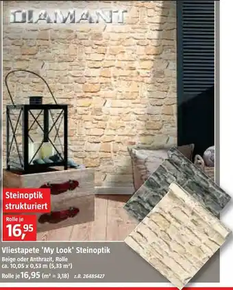 Bauhaus Diamant vliestapete 'my look' Angebot