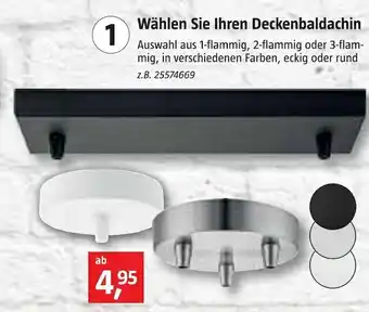 Bauhaus Deckenbaldachin Angebot