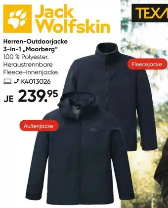 Galeria Jack Wolfskin Herren-Outdoorjacke 3-in-1 ,,Moorberg" Angebot